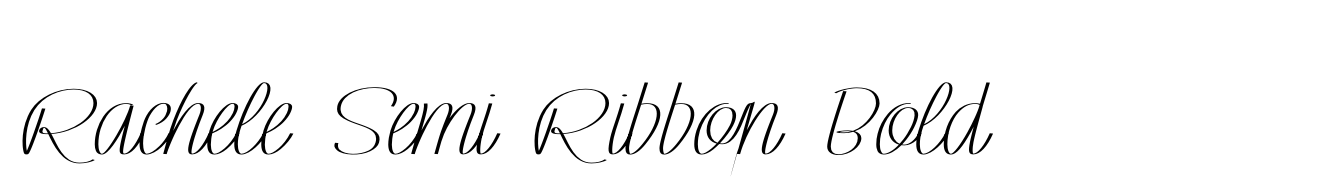 Rachele Semi Ribbon Bold